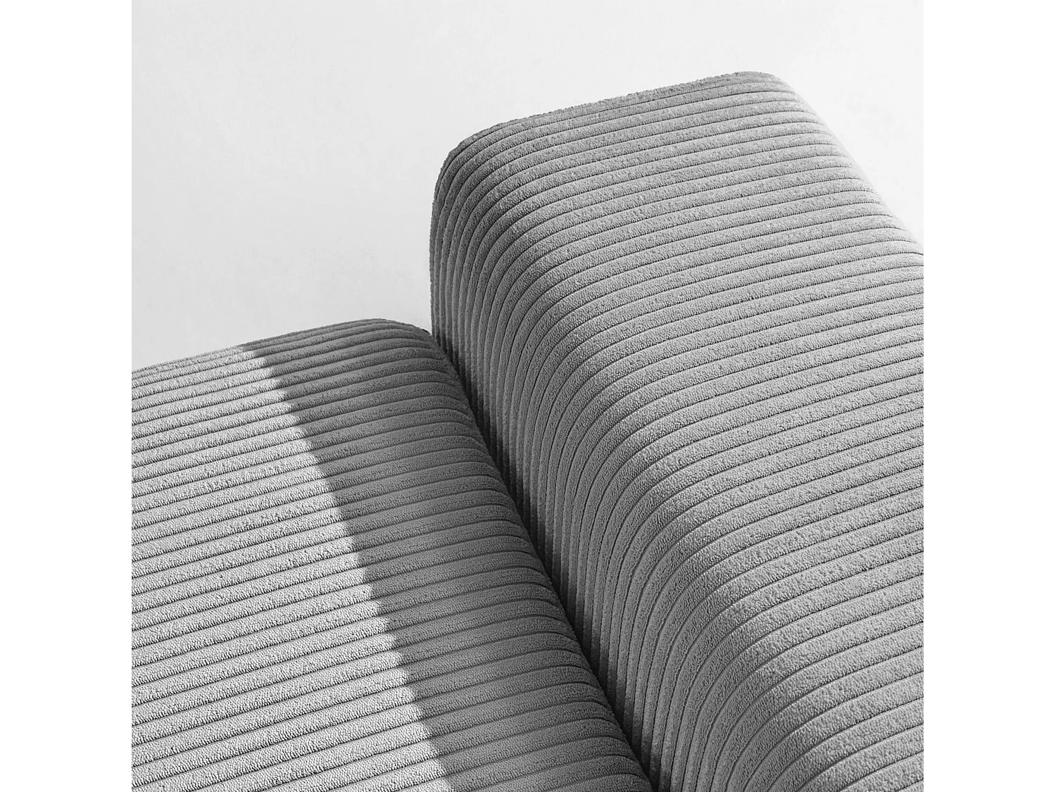 Sofa MOLLIS - 3-Sitzer - Hellgrau