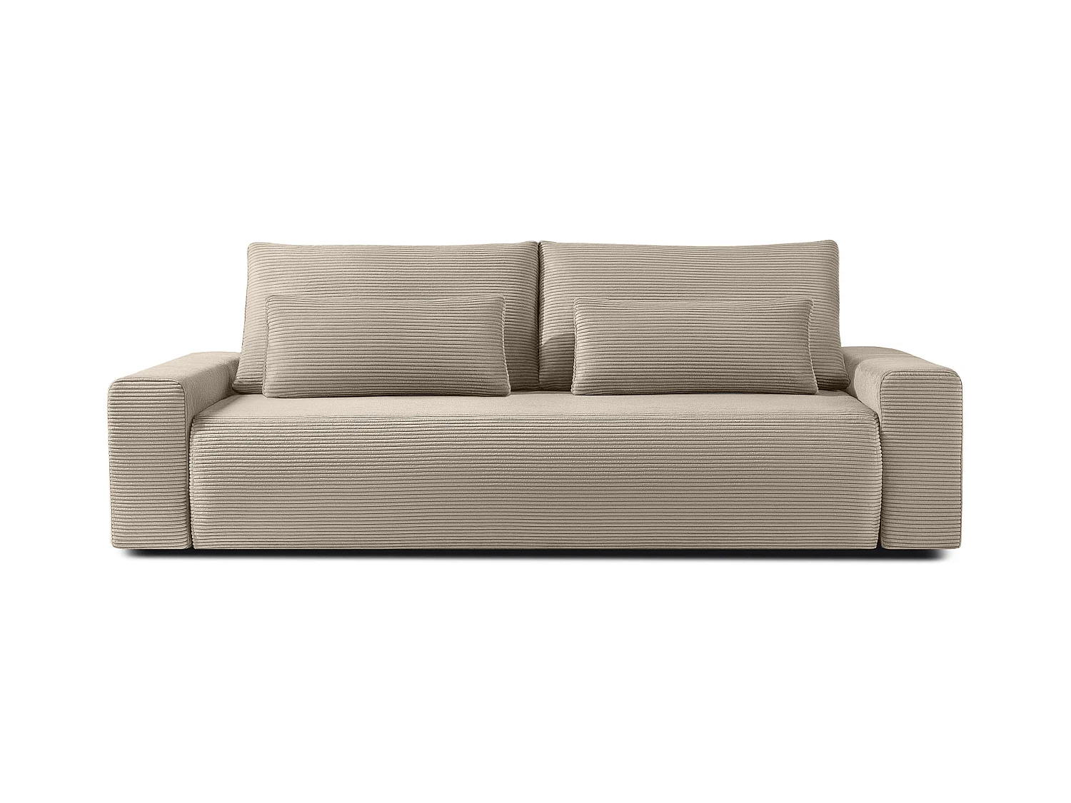 Canapé-lit - convertible - MOLLIS - 3 places - Beige