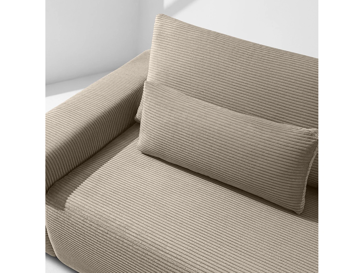 Sofa MOLLIS - 3-Sitzer - Beige