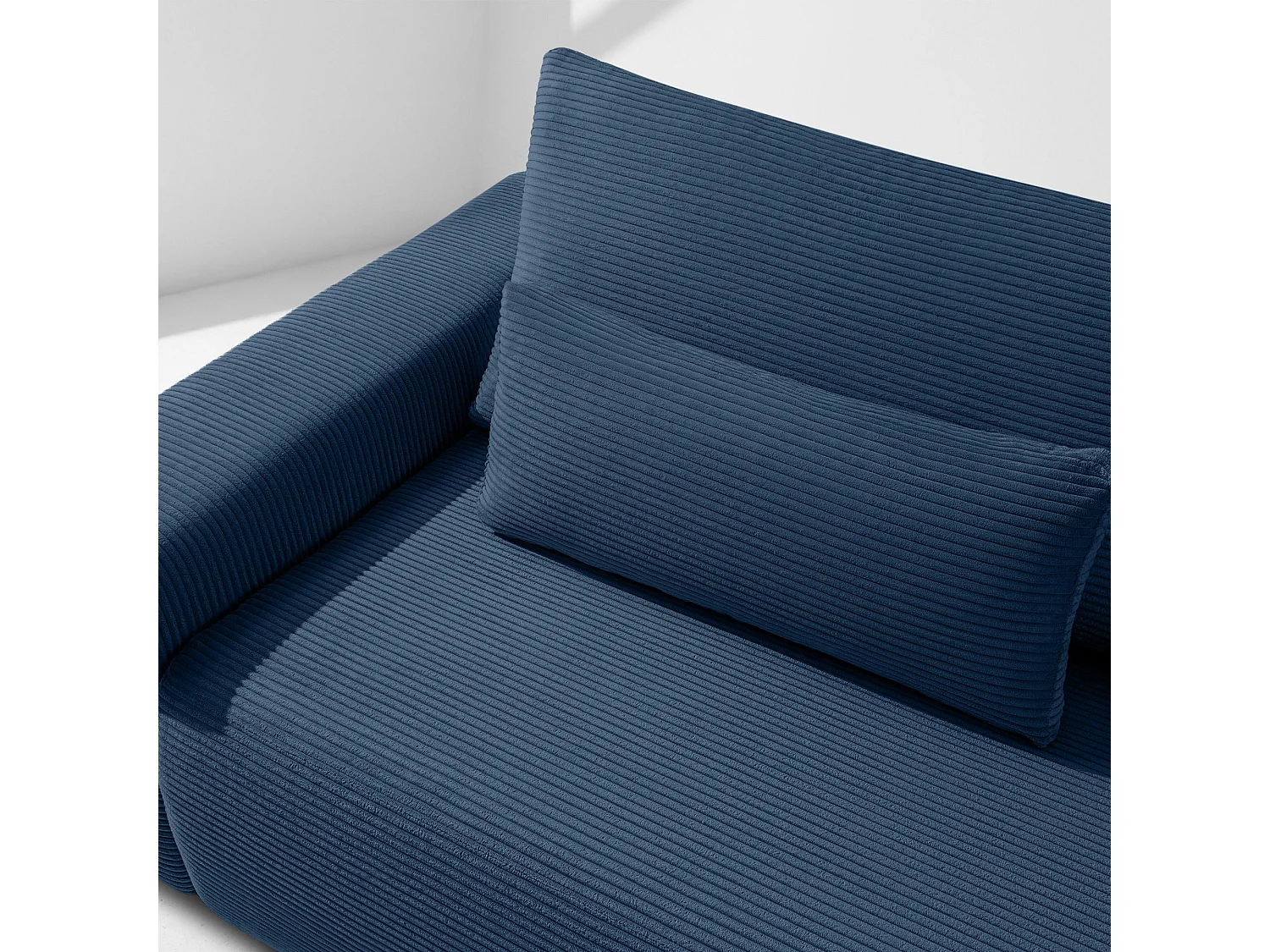 Sofa MOLLIS - 3-Sitzer - Dunkelblau