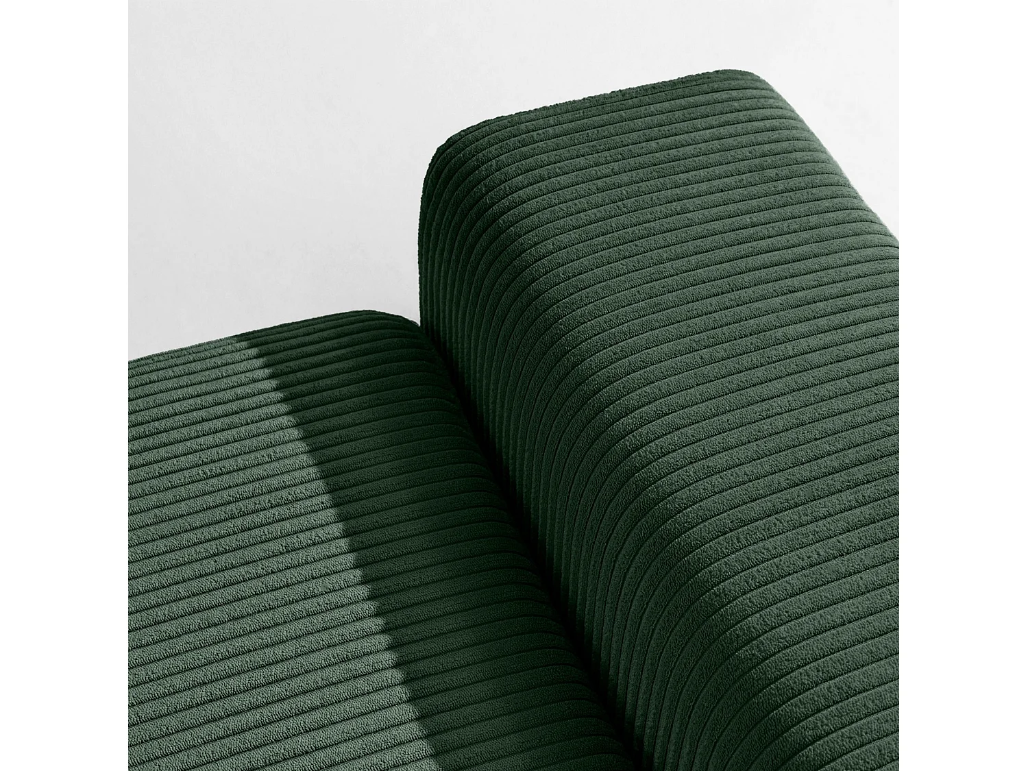 Sofa MOLLIS - 3-Sitzer - Dunkelgrün