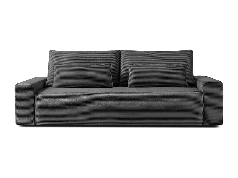 Sofa MOLLIS - 3-Sitzer - Grau