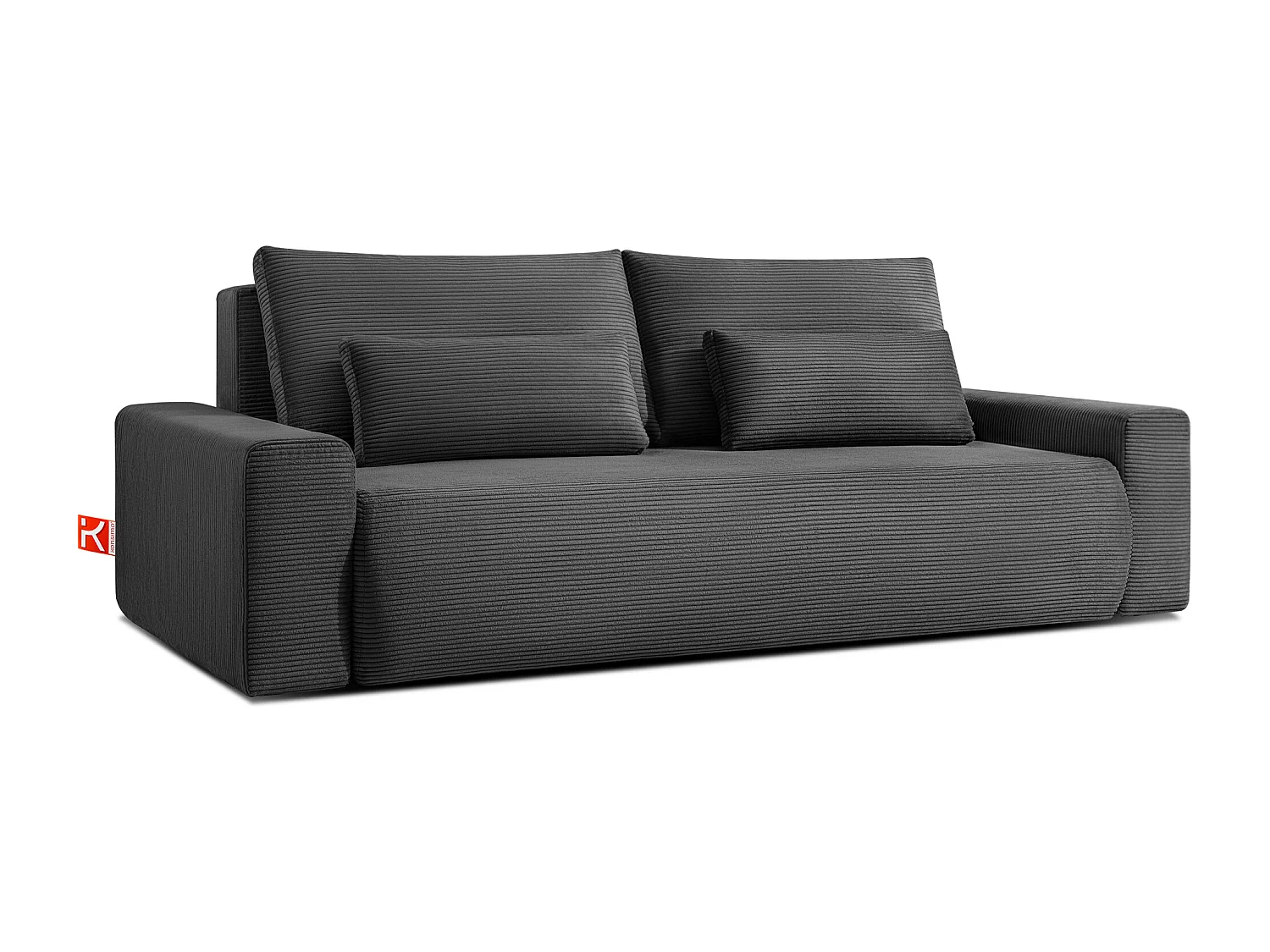 Sofa MOLLIS - 3-Sitzer - Grau