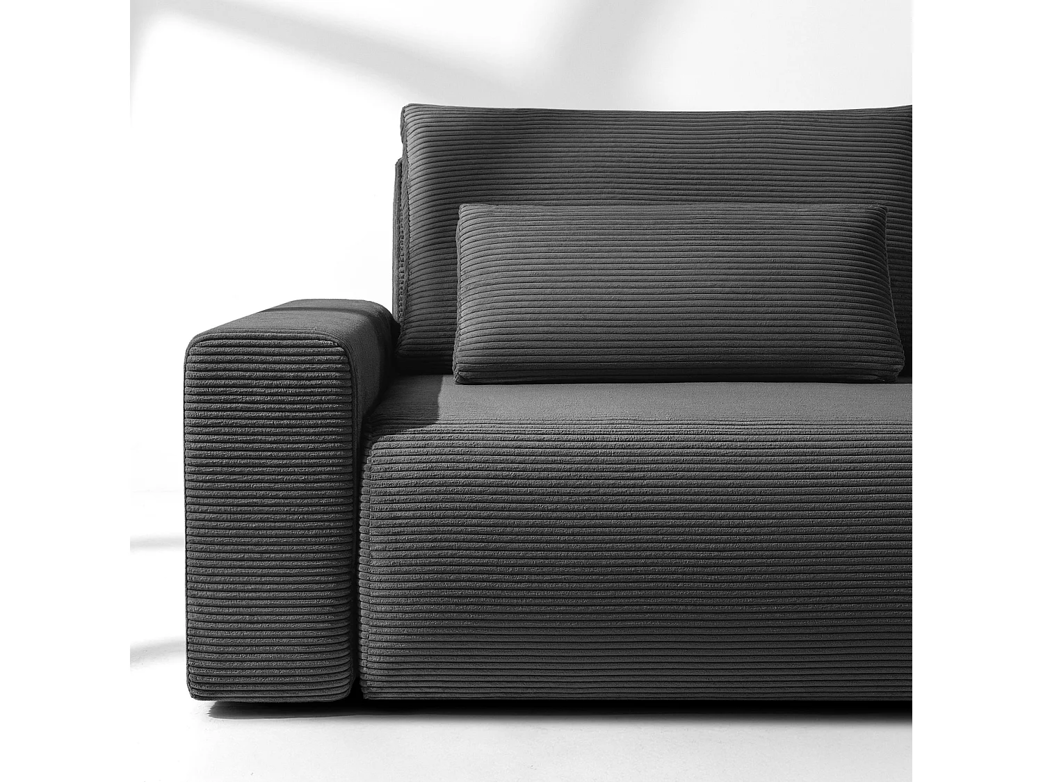 Sofa MOLLIS - 3-Sitzer - Grau