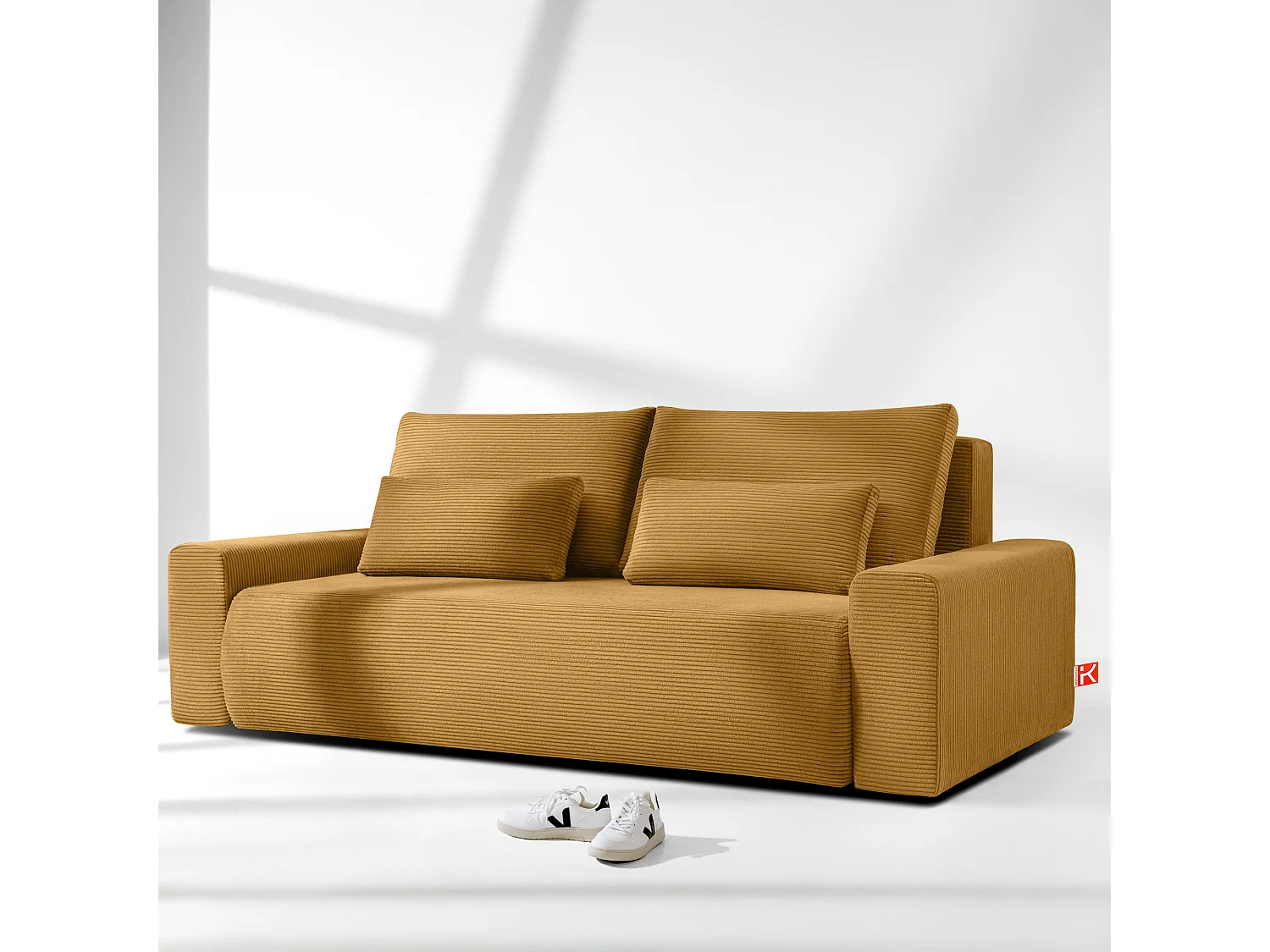 Sofa MOLLIS - 3-Sitzer - Gelb