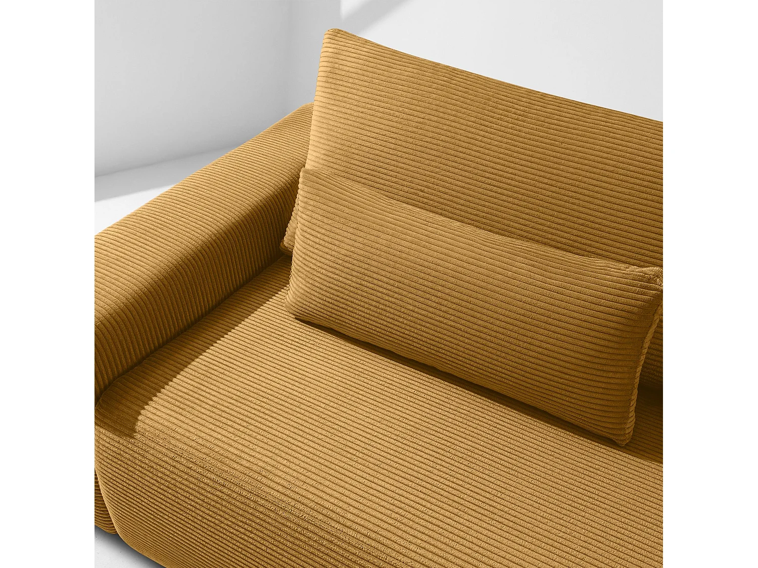 Sofa MOLLIS - 3-Sitzer - Gelb