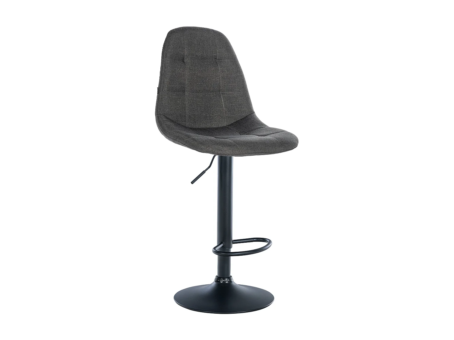 Tabouret de bar - Métal - Gris foncé - Elmore