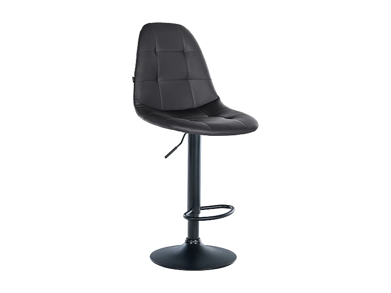 Tabouret de bar - Métal - Noir - Elmore