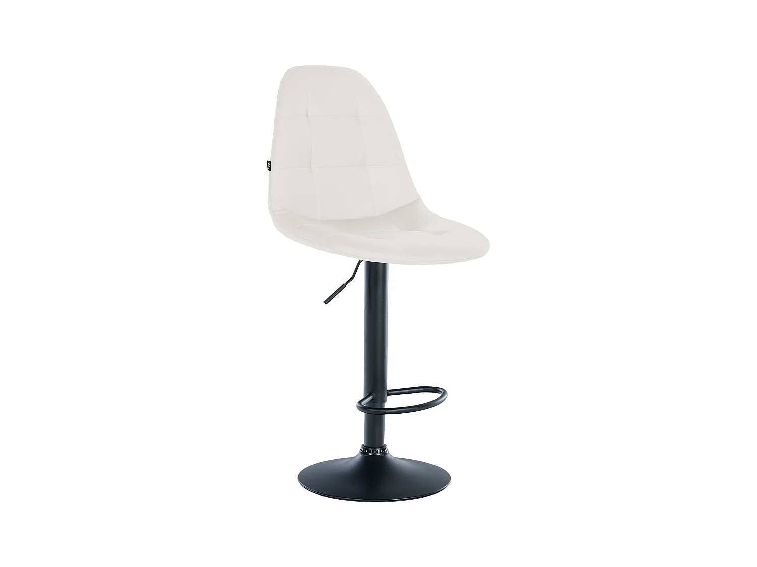 Tabouret de bar - Métal - Blanc - Elmore