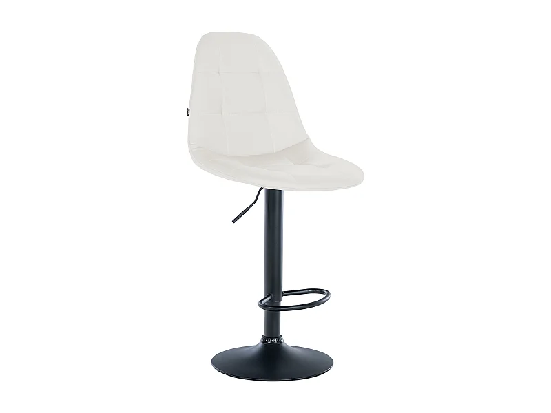 Tabouret de bar - Métal - Blanc - Elmore