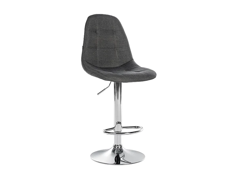 Tabouret de bar - Métal - Gris foncé - Elmore