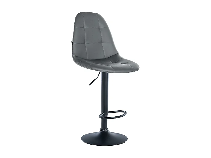 Tabouret de bar - Métal - Gris - Elmore