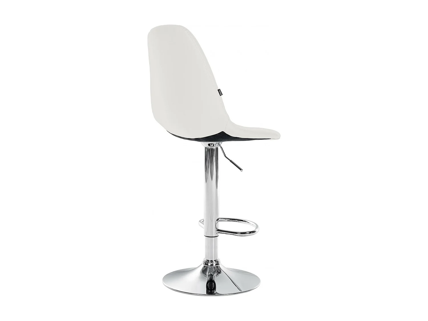 Tabouret de bar - Métal - Blanc - Elmore