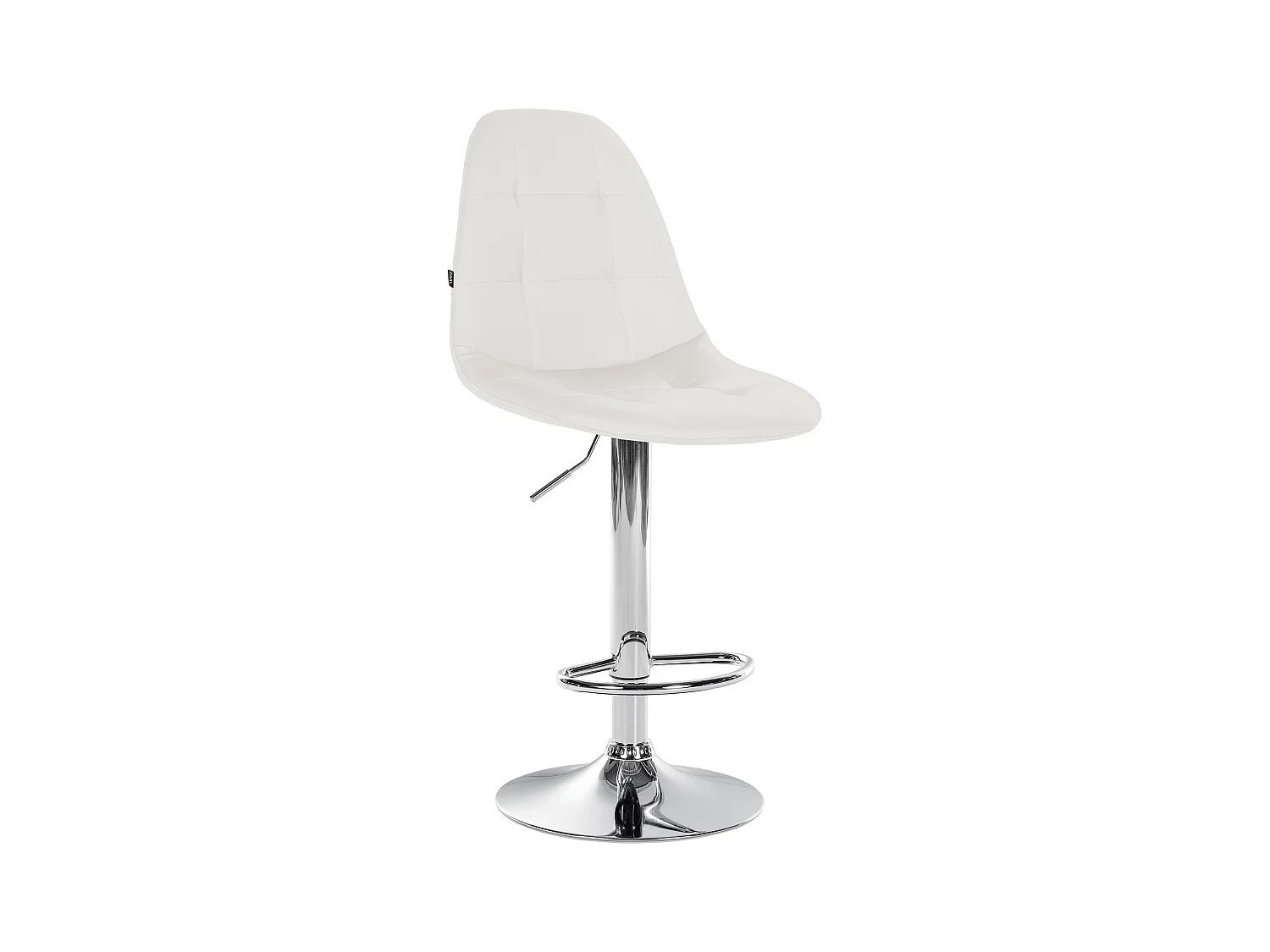 Tabouret de bar - Métal - Blanc - Elmore