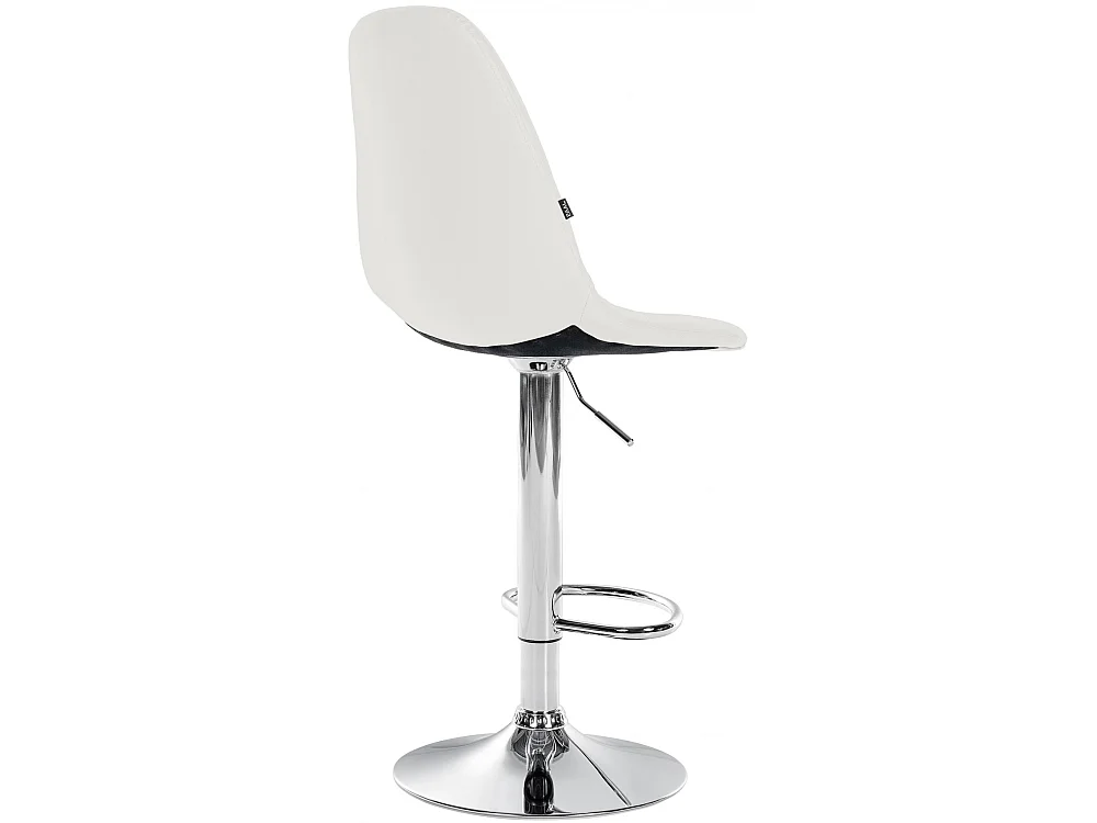 Tabouret de bar - Métal - Blanc - Elmore