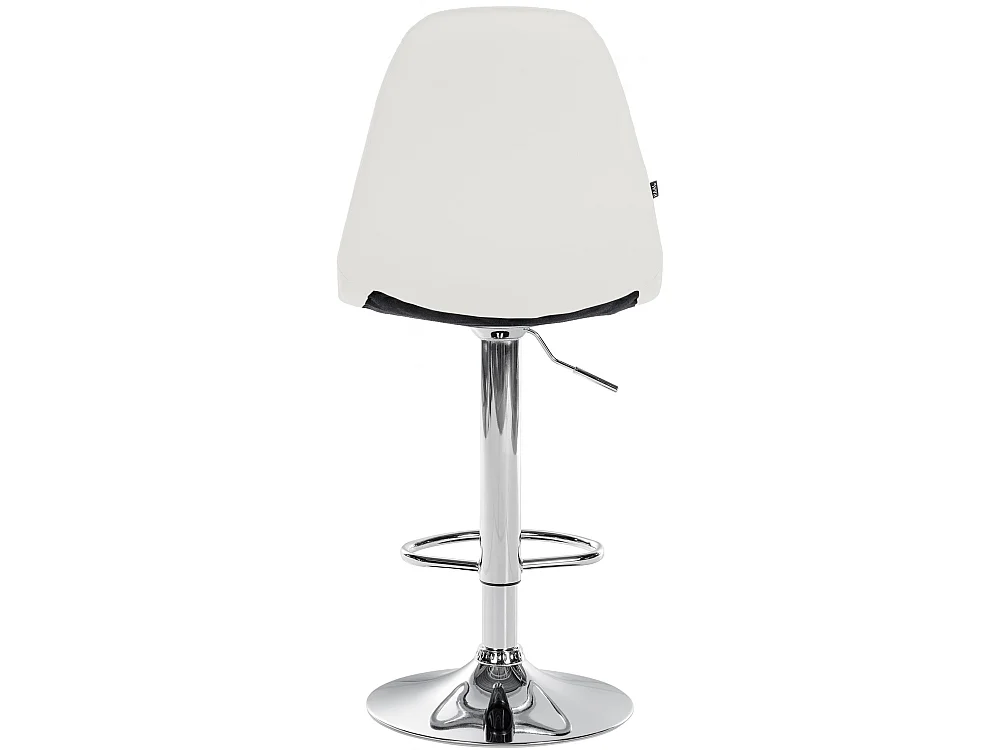 Tabouret de bar - Métal - Blanc - Elmore