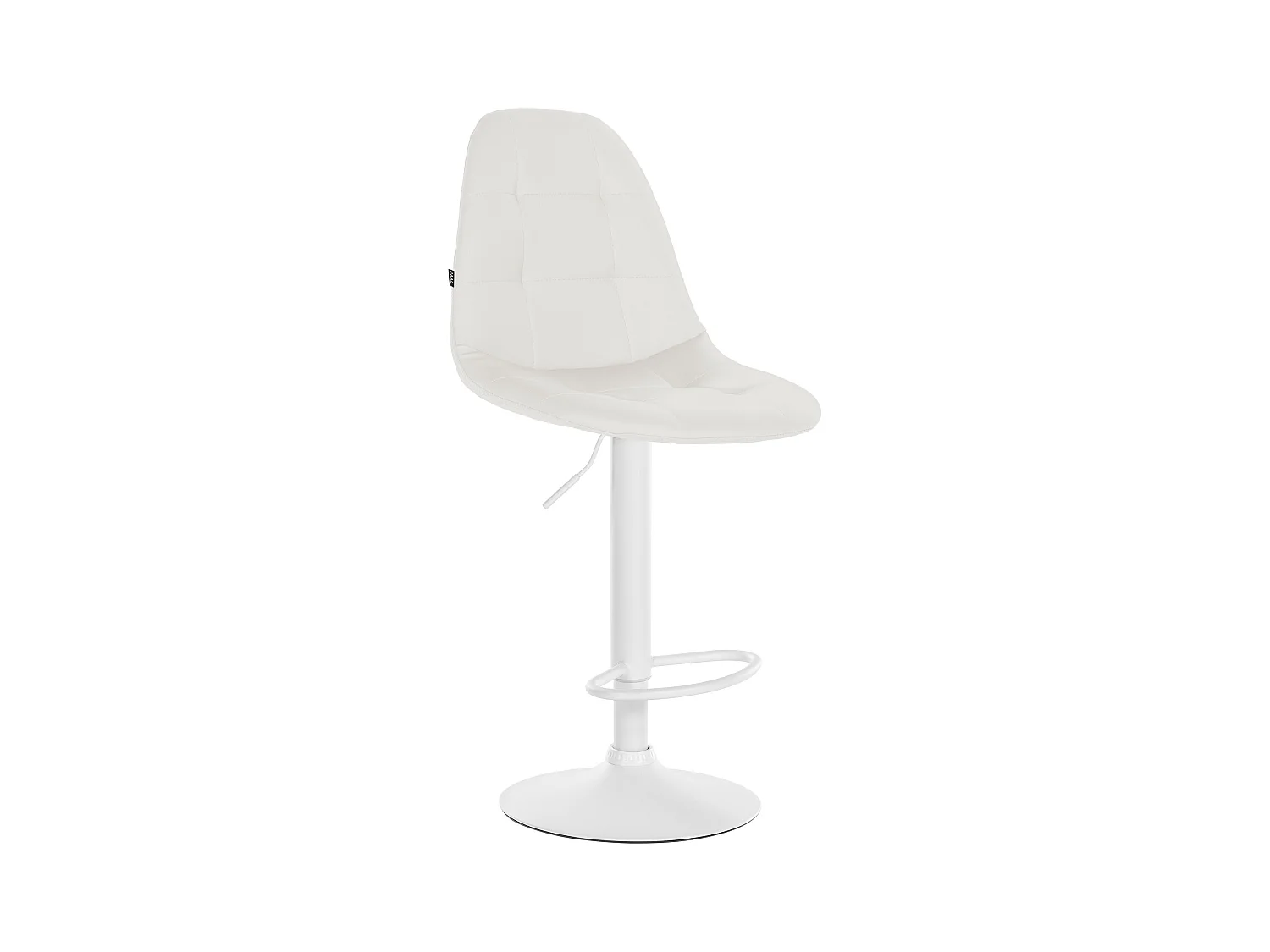 Tabouret de bar - Métal - Blanc - Elmore