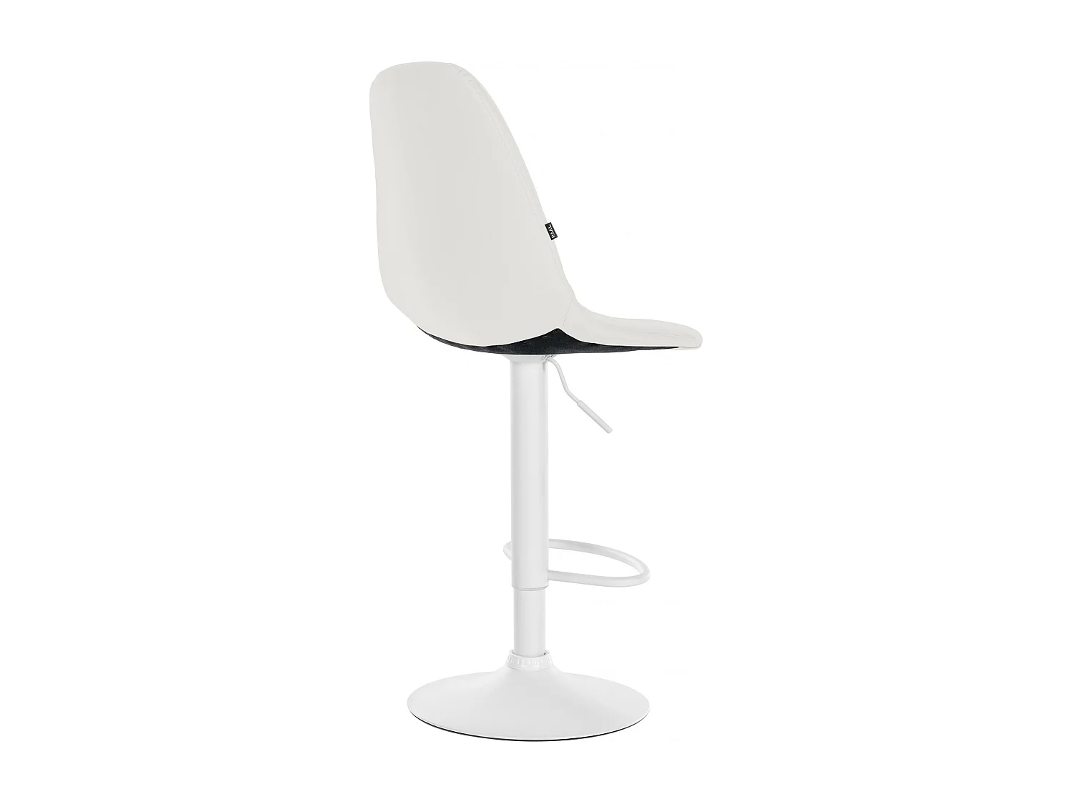 Tabouret de bar - Métal - Blanc - Elmore