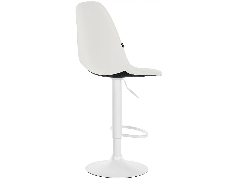 Tabouret de bar - Métal - Blanc - Elmore