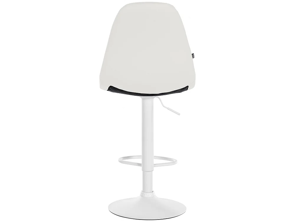 Tabouret de bar - Métal - Blanc - Elmore