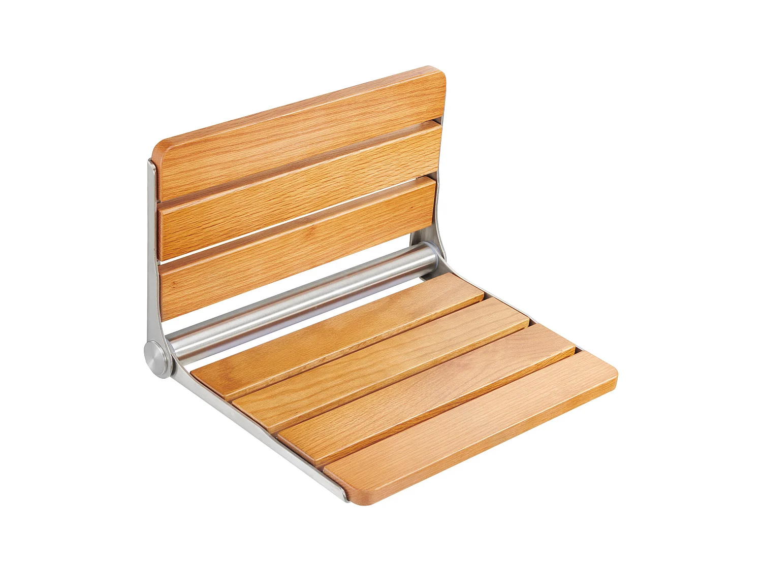 Siège de Douche SucceBuy Siège de Douche Pliable en Chêne 40.8cm x 34cm Mural 440 lb