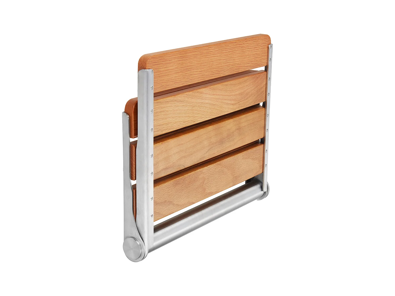 Siège de Douche SucceBuy Siège de Douche Pliable en Chêne 40.8cm x 34cm Mural 440 lb