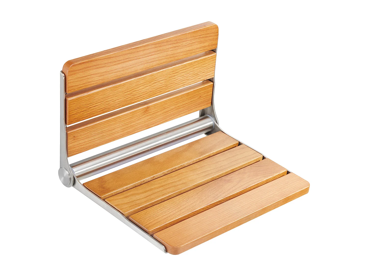 Siège de Douche SucceBuy Siège de Douche Pliable en Chêne 40.8cm x 34cm Mural 440 lb