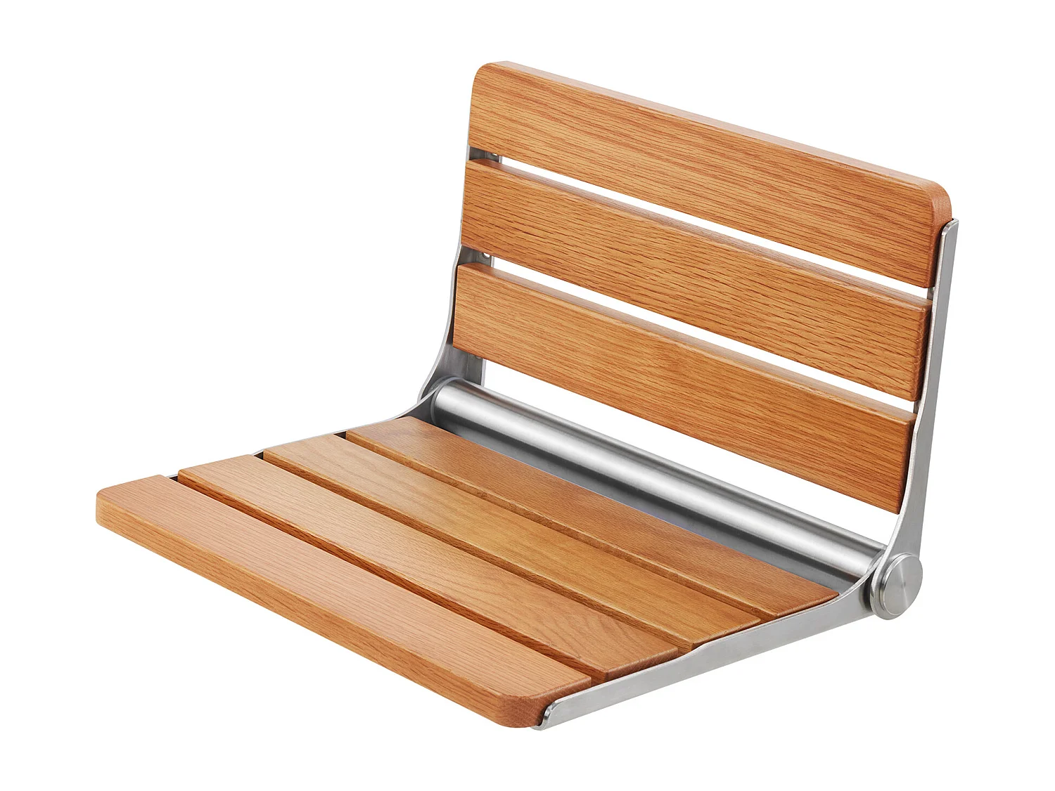 Siège de Douche SucceBuy Siège de Douche Pliable en Chêne 40.8cm x 34cm Mural 440 lb