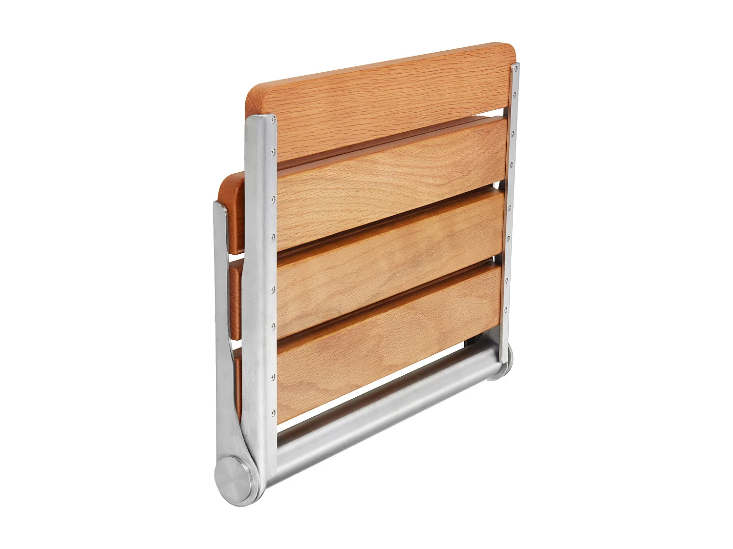 Siège de Douche SucceBuy Siège de Douche Pliable en Chêne 40.8cm x 34cm Mural 440 lb