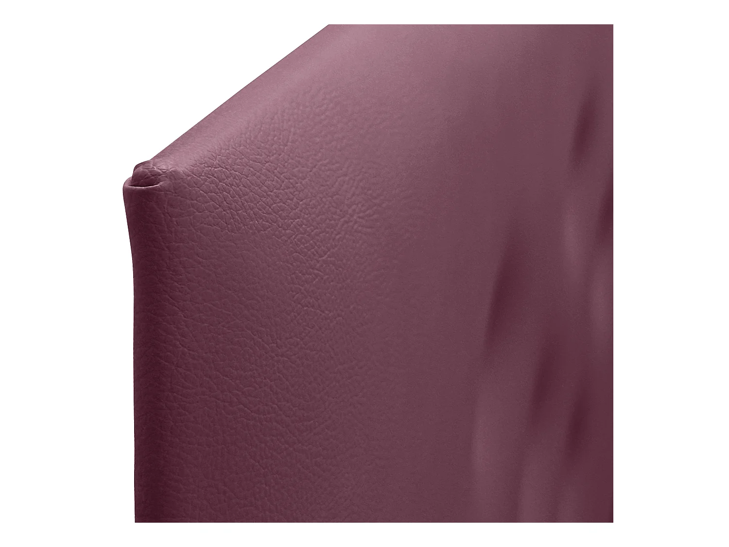 DHOME Tête de Lit en Similicuir avec 3 Rangées de Boutons Entrelacées Tête de Lit Rembourrée de Luxe (Bordeaux, 90cm)