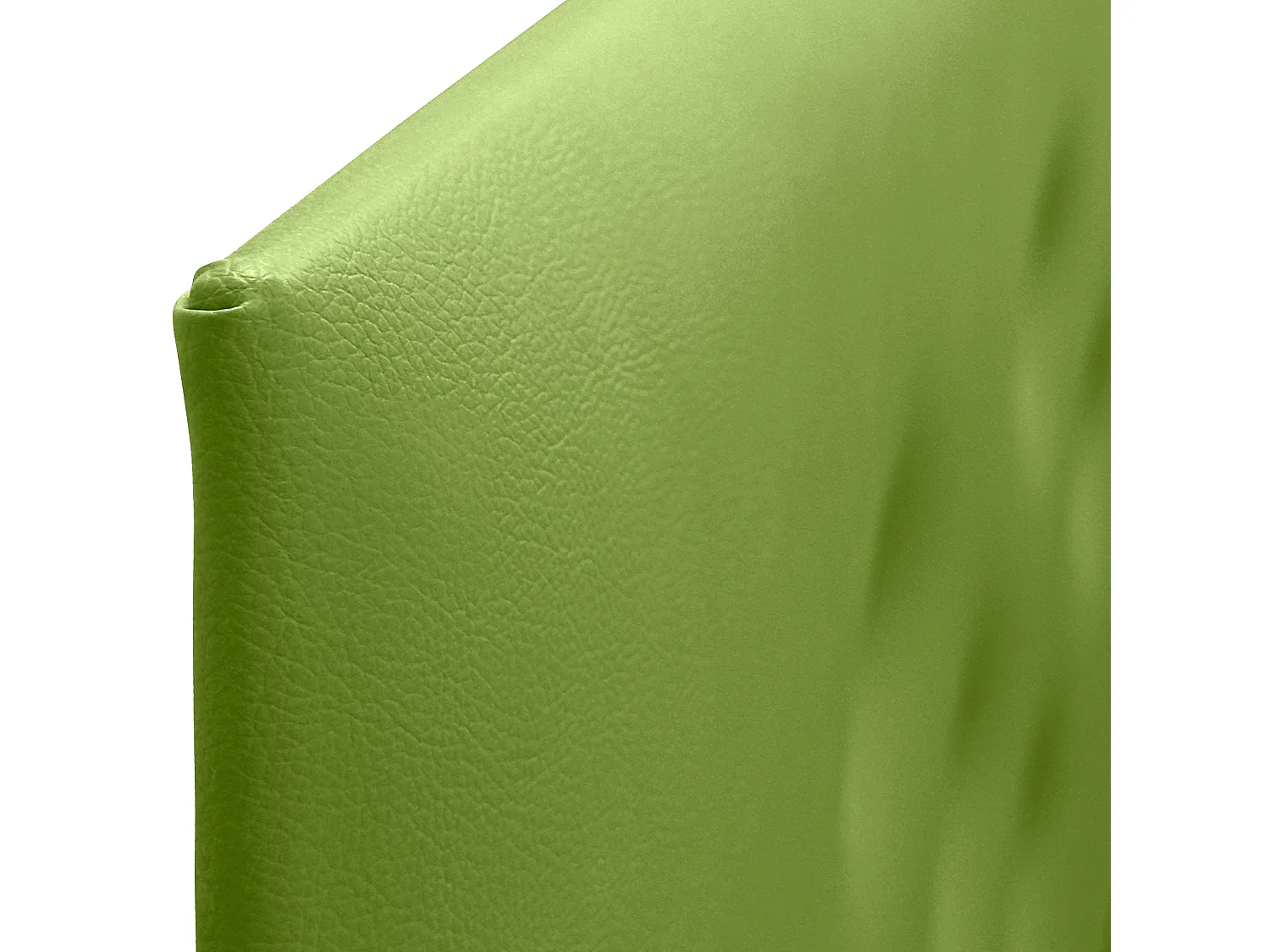 DHOME Tête de Lit en Similicuir avec 3 Rangées de Boutons Entrelacées Tête de Lit Rembourrée de Luxe (Vert, 180cm (2 pièces))
