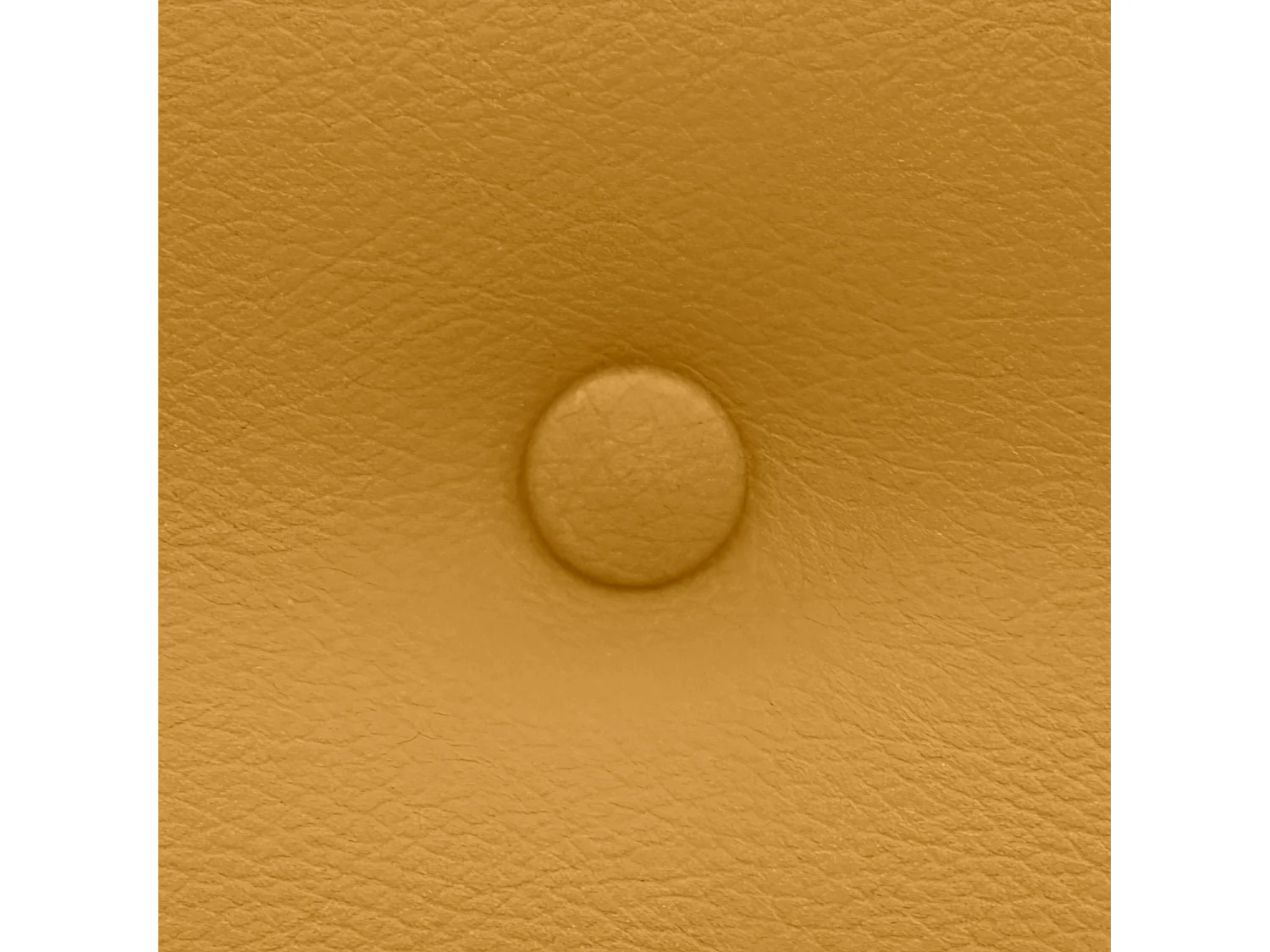 DHOME Kopfteil aus Kunstleder mit 3 versetzten Knopf-Reihen, luxuriös gepolstertes Bettkopfteil (Senfgelb, 110cm)