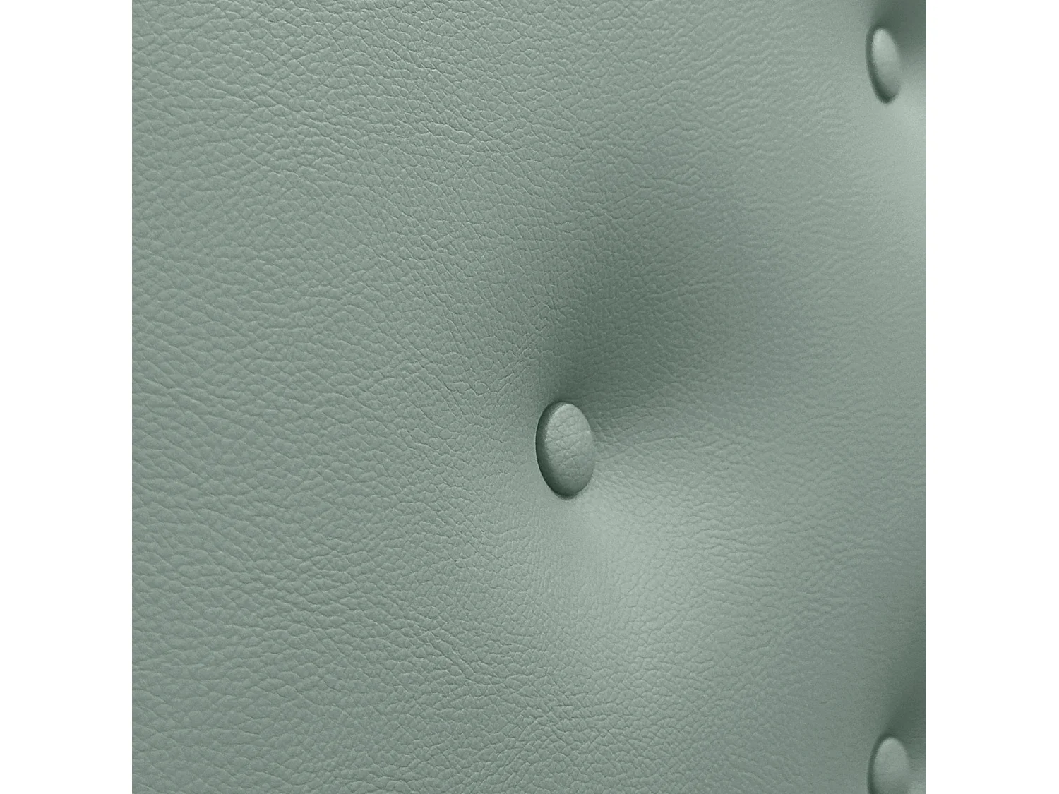 DHOME Tête de Lit en Similicuir avec 3 Rangées de Boutons Entrelacées Tête de Lit Rembourrée de Luxe (Vert Agua, 145cm)