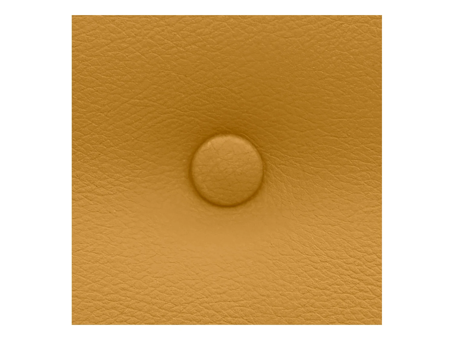 DHOME Tête de Lit en Similicuir avec 3 Rangées de Boutons Entrelacées Tête de Lit Rembourrée de Luxe (Moutarde, 150cm)