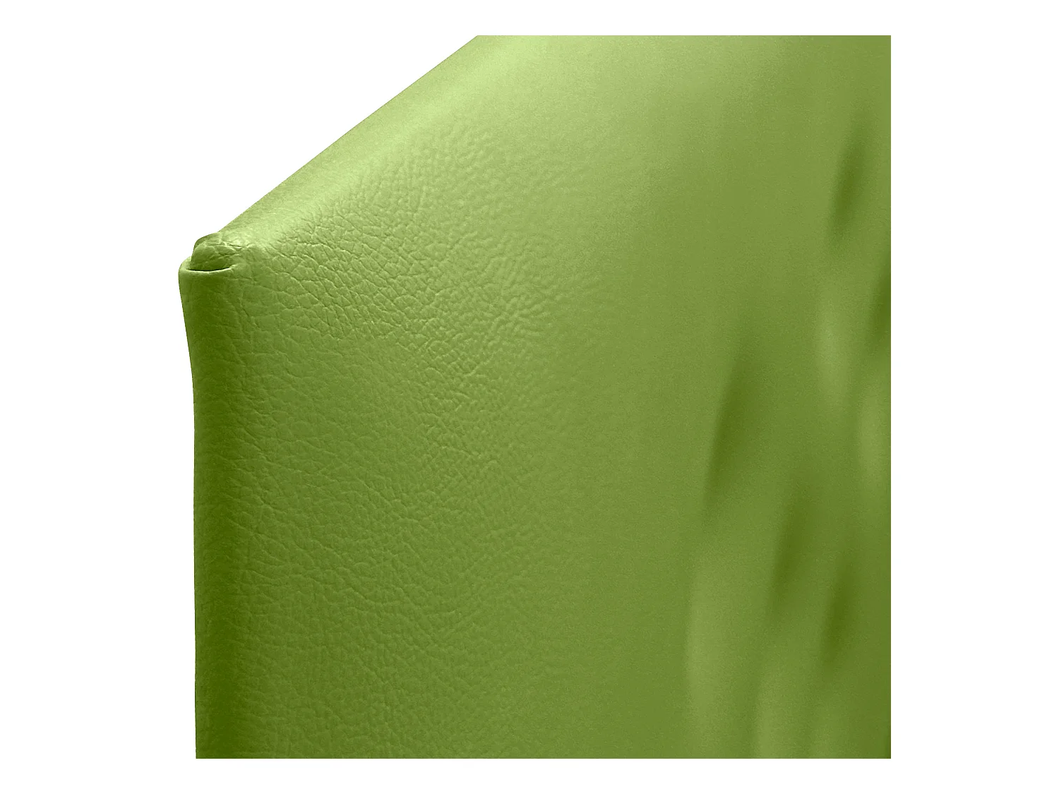 DHOME Tête de Lit en Similicuir avec 3 Rangées de Boutons Entrelacées Tête de Lit Rembourrée de Luxe (Vert, 95cm)