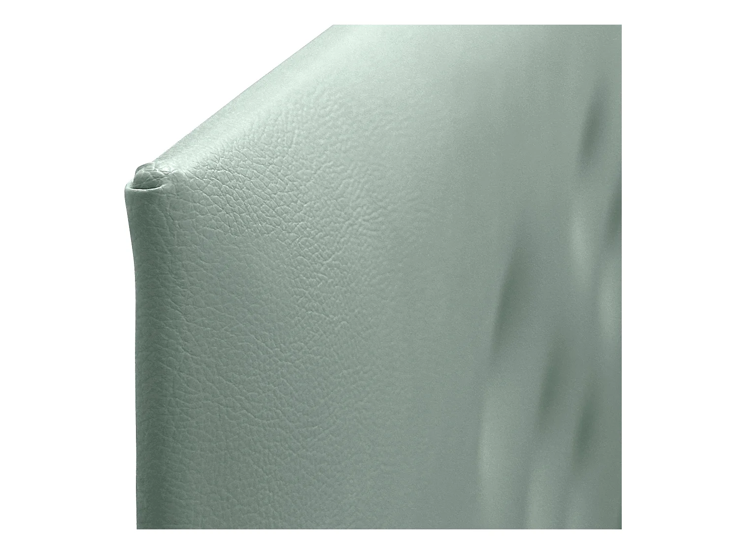 DHOME Tête de Lit en Similicuir avec 3 Rangées de Boutons Entrelacées Tête de Lit Rembourrée de Luxe (Vert Agua, 160cm)