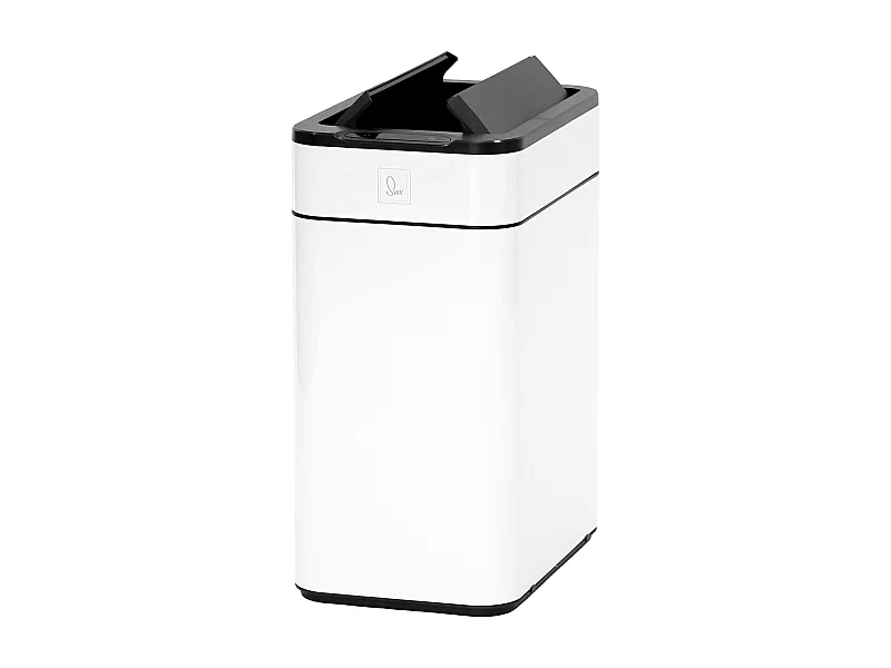 SVITA SE50L Poubelle à capteur Poubelle de cuisine Poubelle automatique Blanc