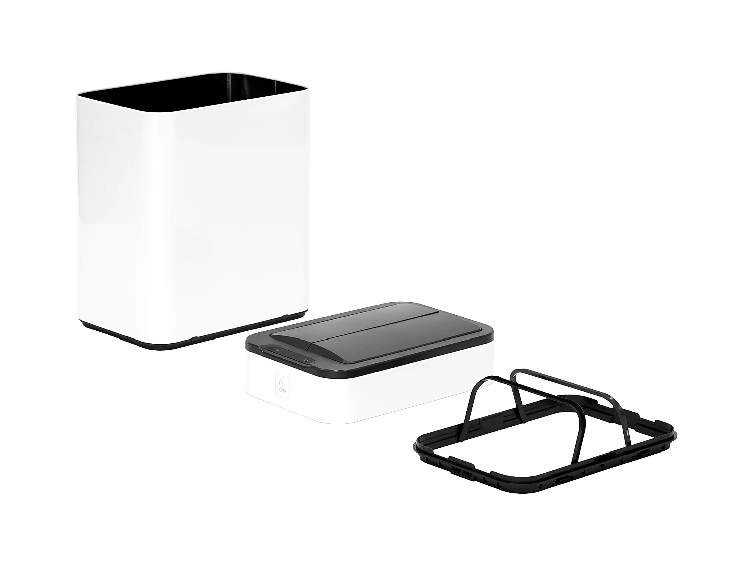 SVITA SE50L Poubelle à capteur Poubelle de cuisine Poubelle automatique Blanc