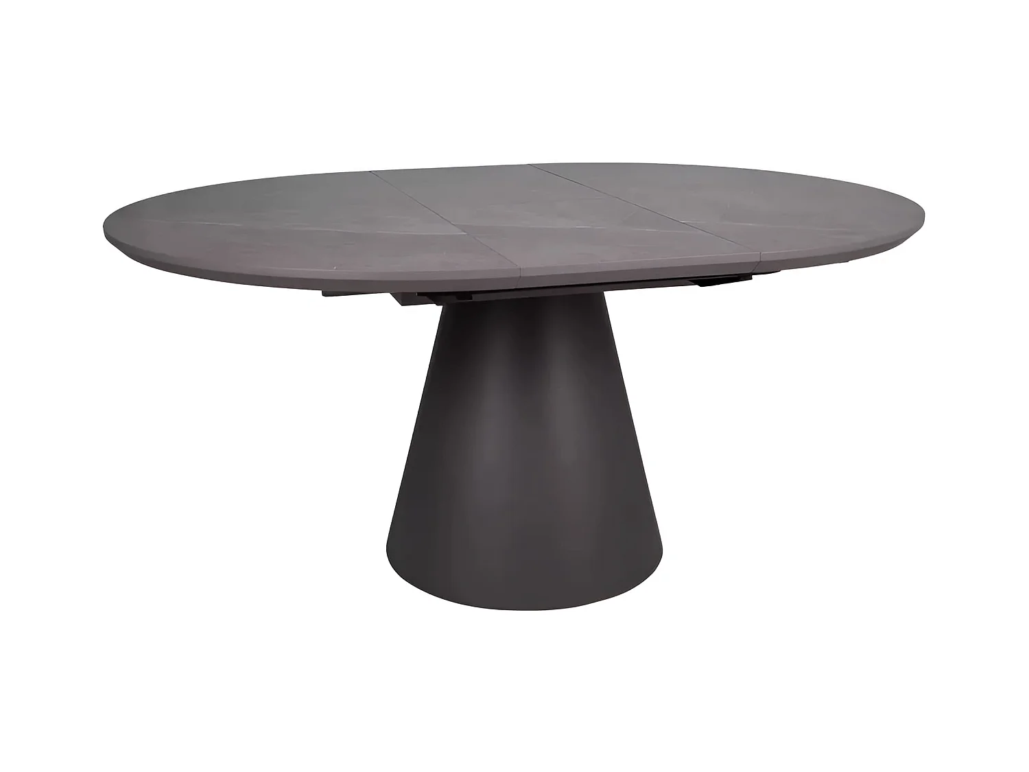 Tavolo da pranzo Angel (o160x75)/Ceramica/Rotondo/Antracite