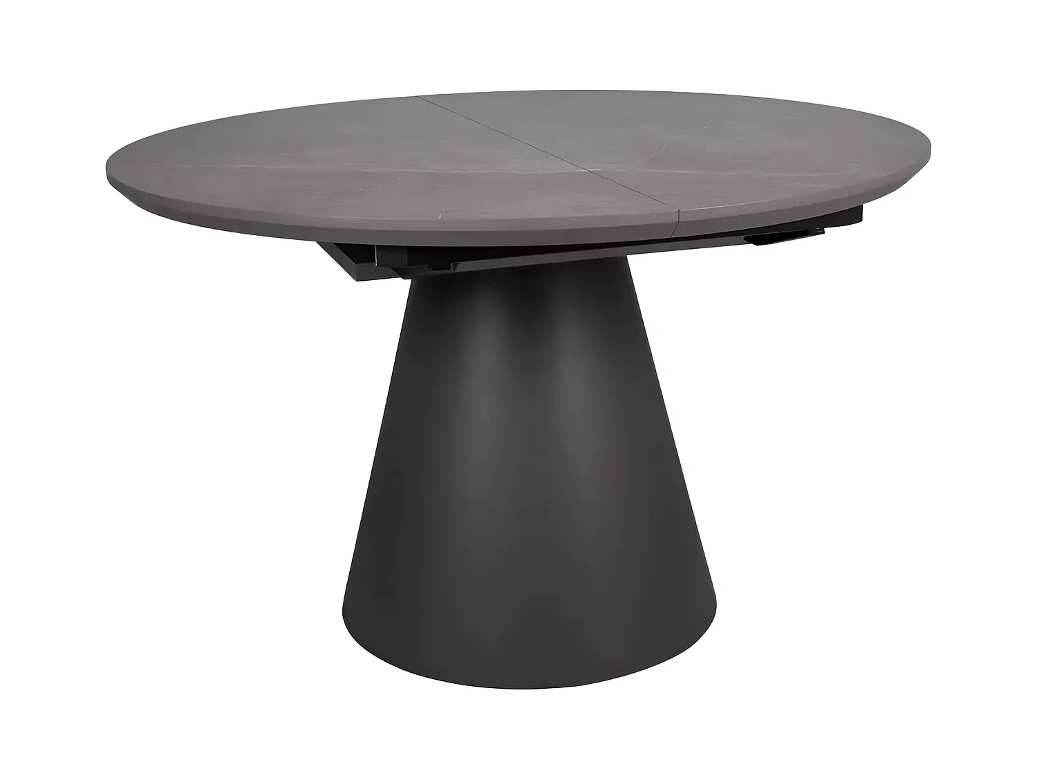 Tavolo da pranzo Angel (o160x75)/Ceramica/Rotondo/Antracite