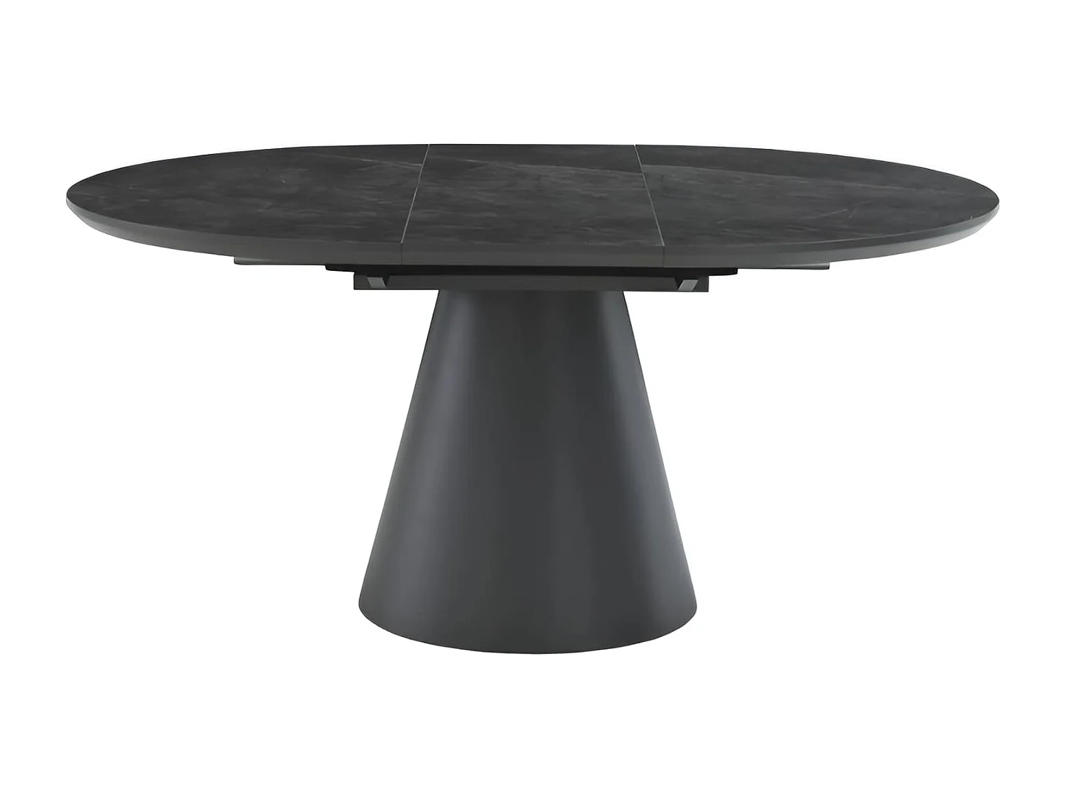 Tavolo da pranzo Angel (o160x75)/Ceramica/Rotondo/Antracite