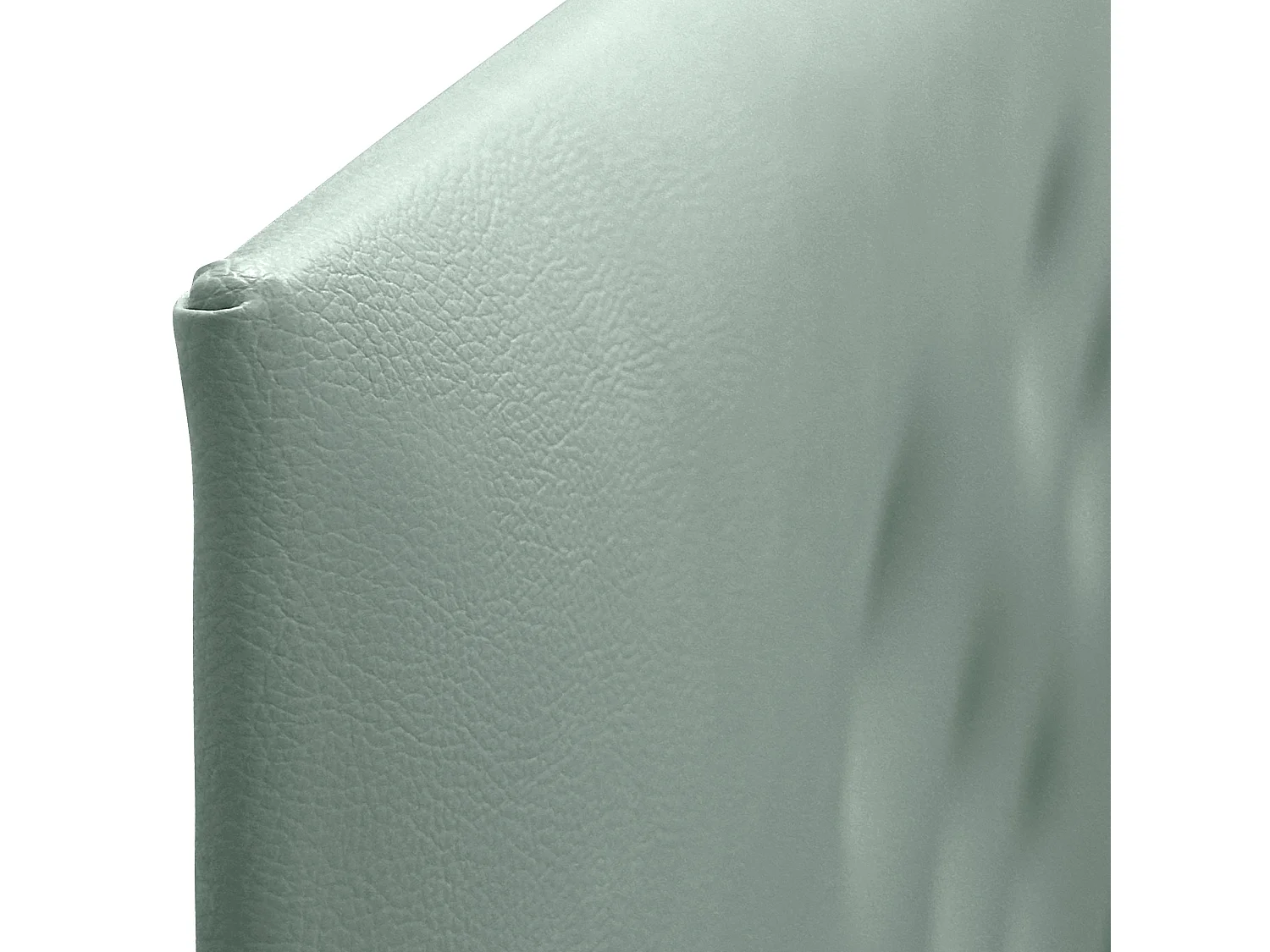 DHOME Tête de lit en simili cuir avec 3 rangées de boutons entrelacés Tête de lit rembourrée pour lit de luxe (Vert, 90cm)