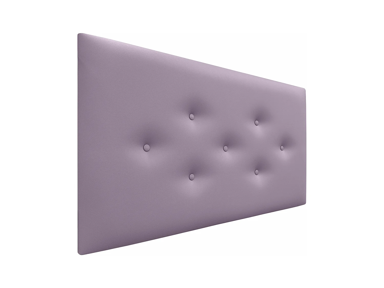 DHOME Tête de Lit en Similicuir avec 3 Rangées de Boutons Entrelacées Tête de Lit Rembourrée de Luxe (Lilas, 95cm)