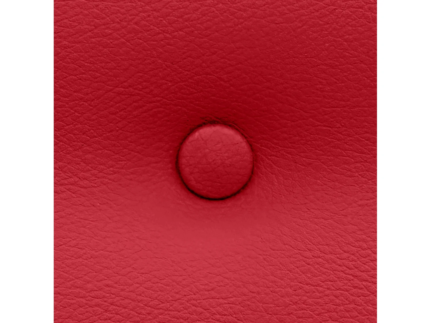 DHOME Cabeceira em couro sintético com 3 fileiras de botões entrelaçados Cabeceira estofada para cama de luxo (Vermelho, 90cm)