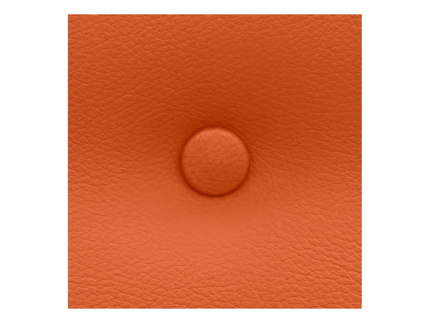 DHOME Tête de lit en simili cuir avec 3 rangées de boutons entrelacés Tête de lit rembourrée pour lit de luxe (Orange, 150cm)