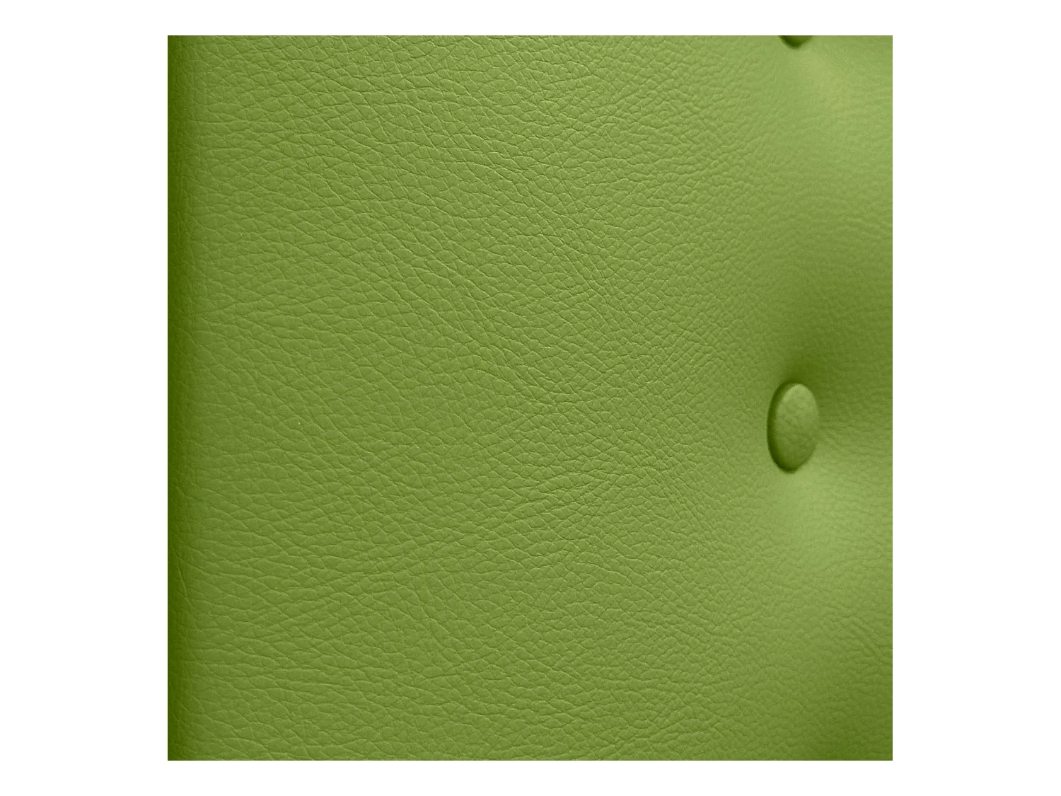 DHOME Testiera in ecopelle con 3 file di bottoni Testiera imbottita per letto di lusso (Verde, 95cm)