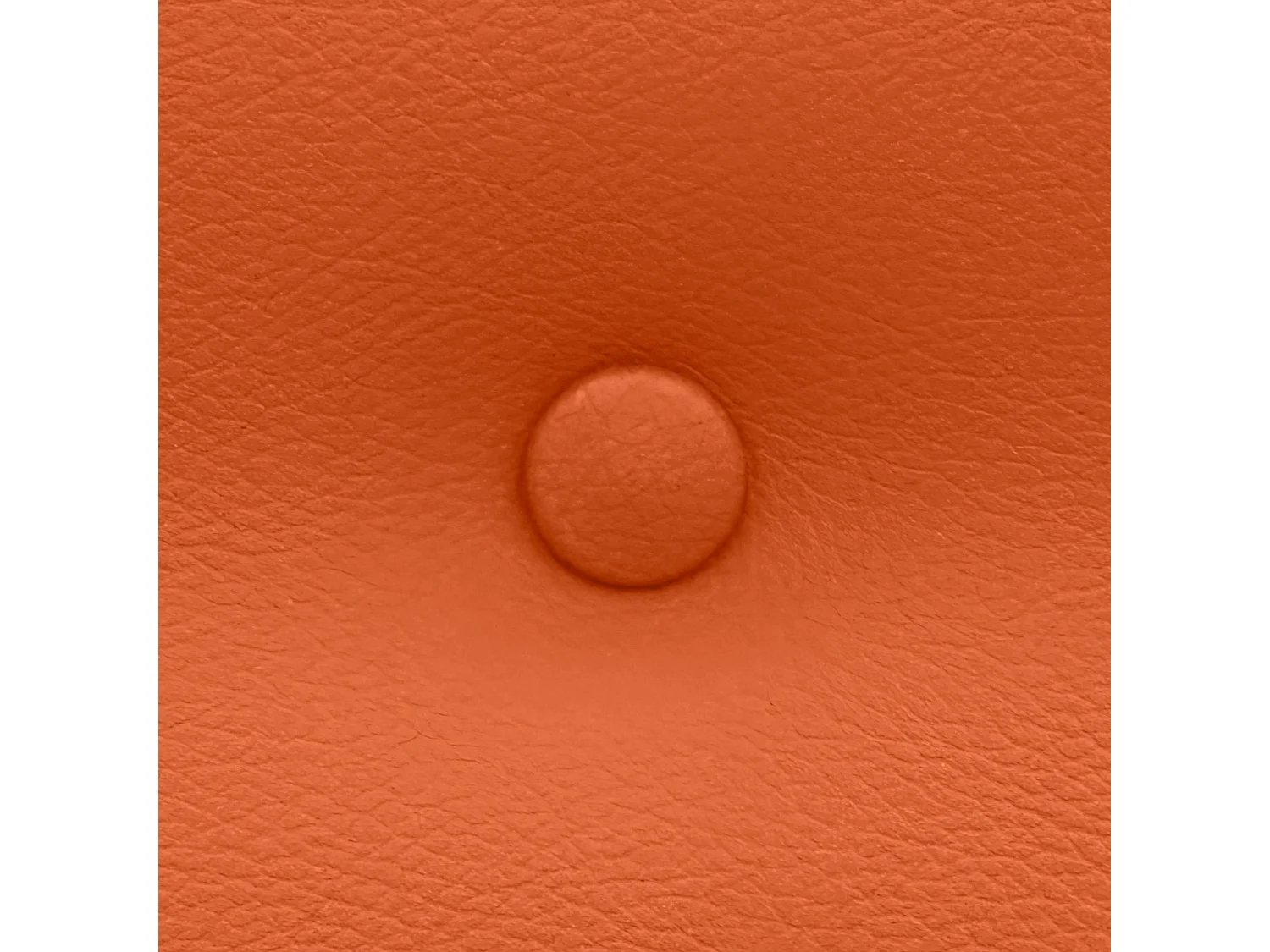 DHOME Tête de lit en simili cuir avec 3 rangées de boutons entrelacés Tête de lit rembourrée pour lit de luxe (Orange, 110cm)