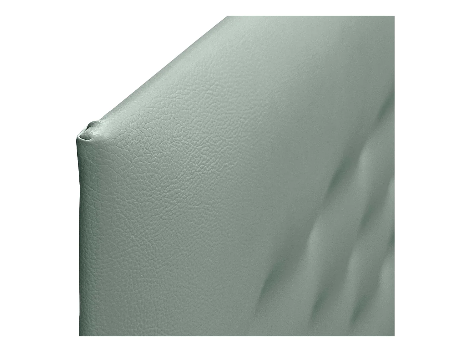 DHOME Tête de lit en simili cuir avec 3 rangées de boutons Tête de lit rembourrée pour lit de luxe (Vert, 105cm)