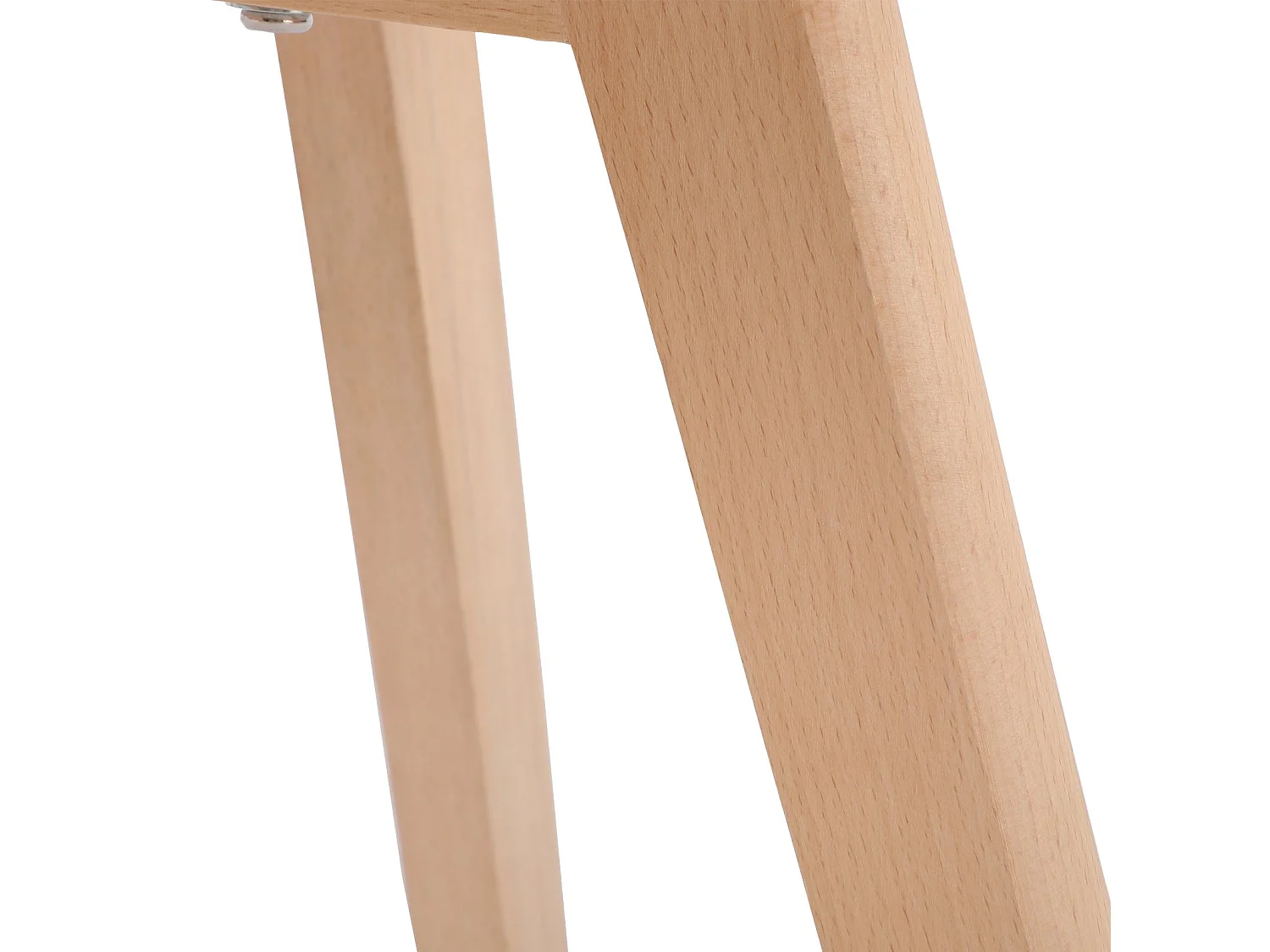 2 pièce chaise de cuisine salle à manger design scandinave assise rembourrée pieds en bois de hêtre massif - blanc