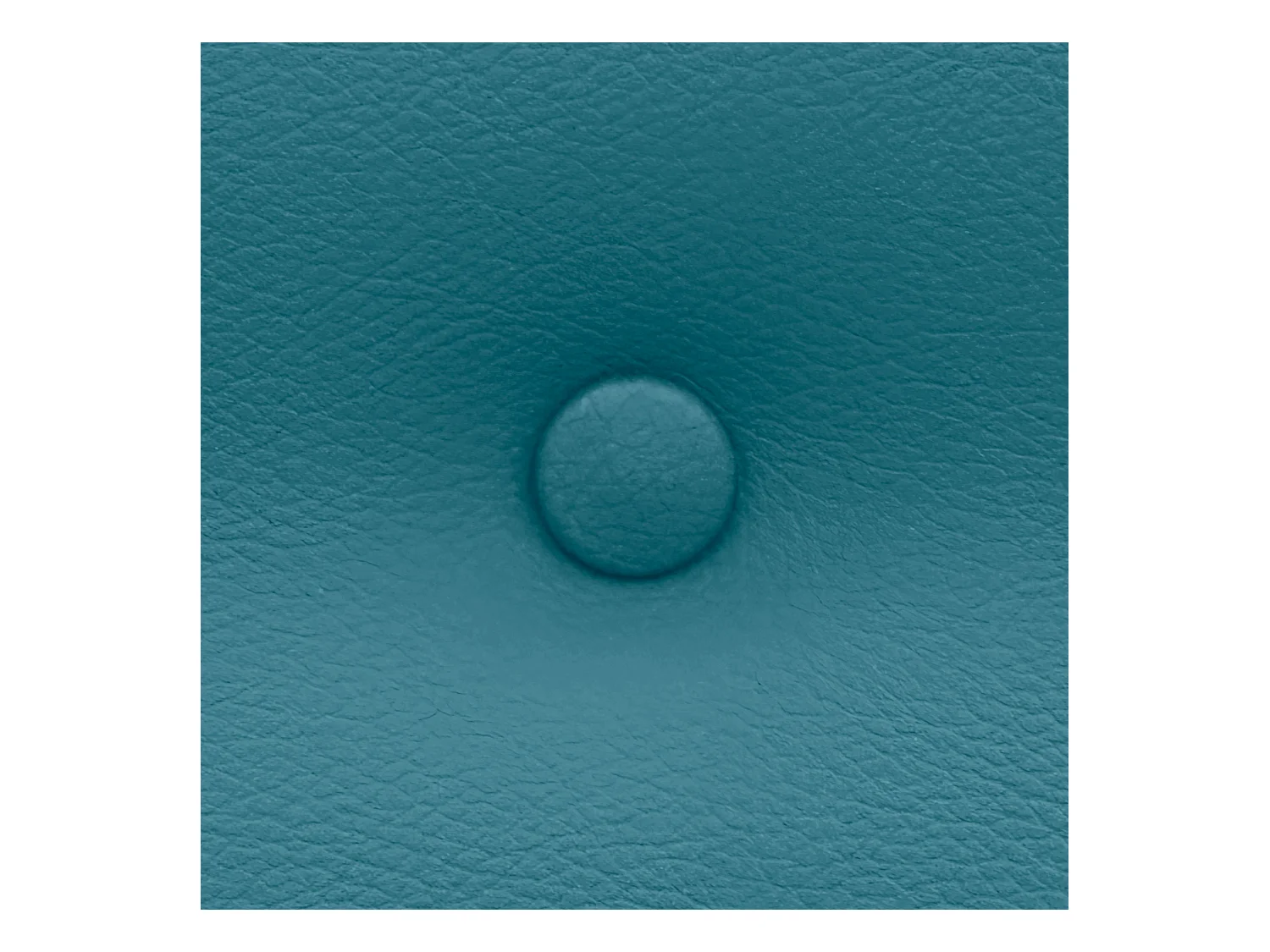 DHOME Tête de lit en simili cuir avec 3 rangées de boutons Tête de lit rembourrée pour lit de luxe (Turquoise, 90cm)